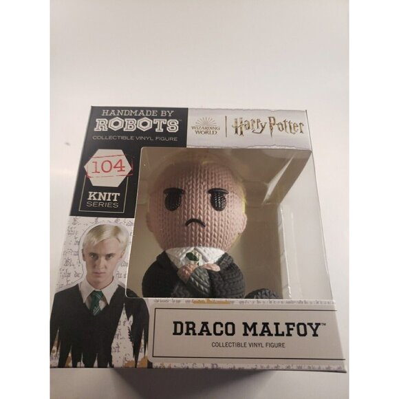 Harry Potter Draco Malfoy 5”Vinyl Figure #104 Handmade by Robot Wizarding World - Picture 1 of 2